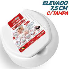 Assento Elevado 7,5 cm Com Tampa – Mebuki