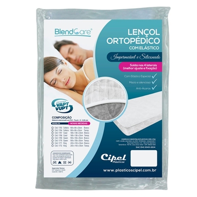 Lençol  Silicone solteiro Cipel